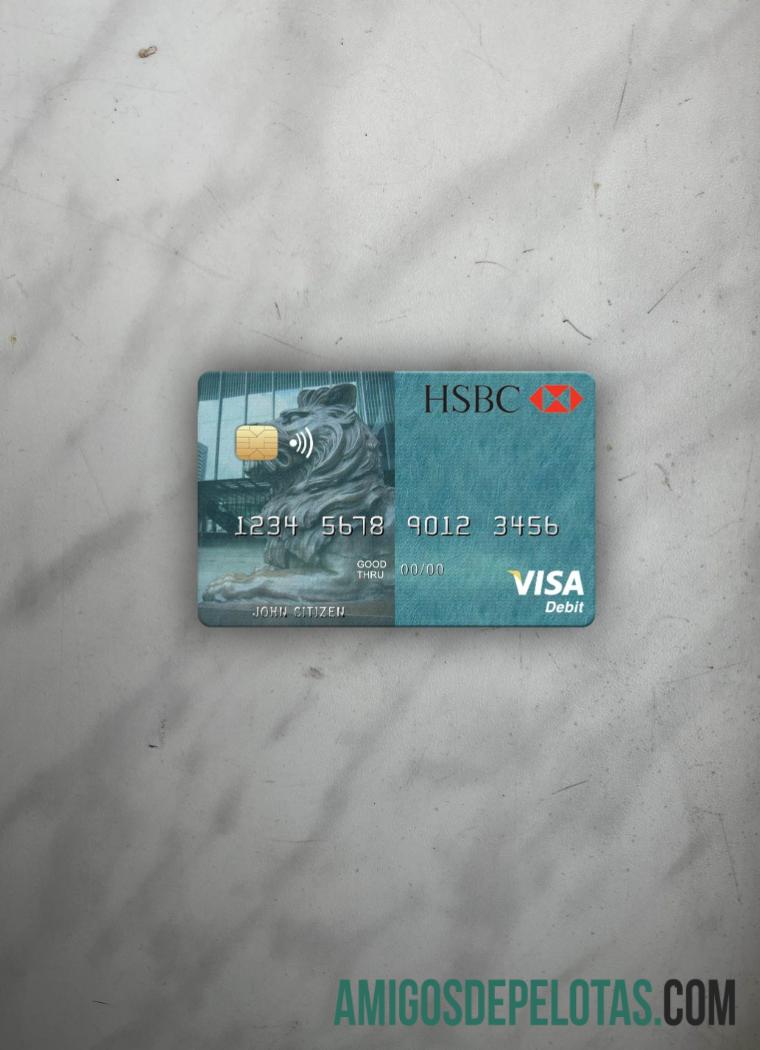 Maurício HSBC Bank Visa Cartão de Débito Photolook Front modelo